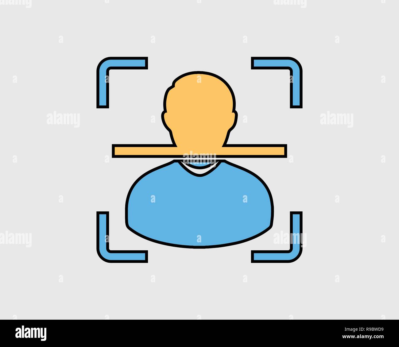 Facial reader Stock Vector Images - Alamy