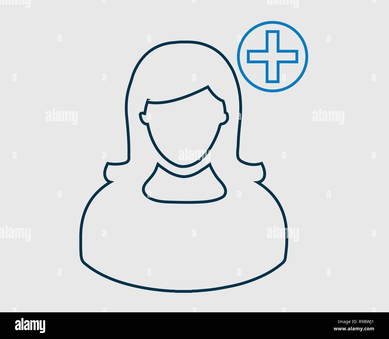 Add avatar vector vectors hi-res stock photography and images - Alamy