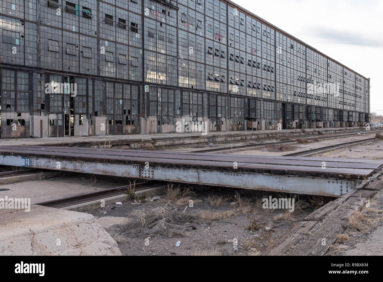 Albuquerque rail yards Stock Photo Alamy