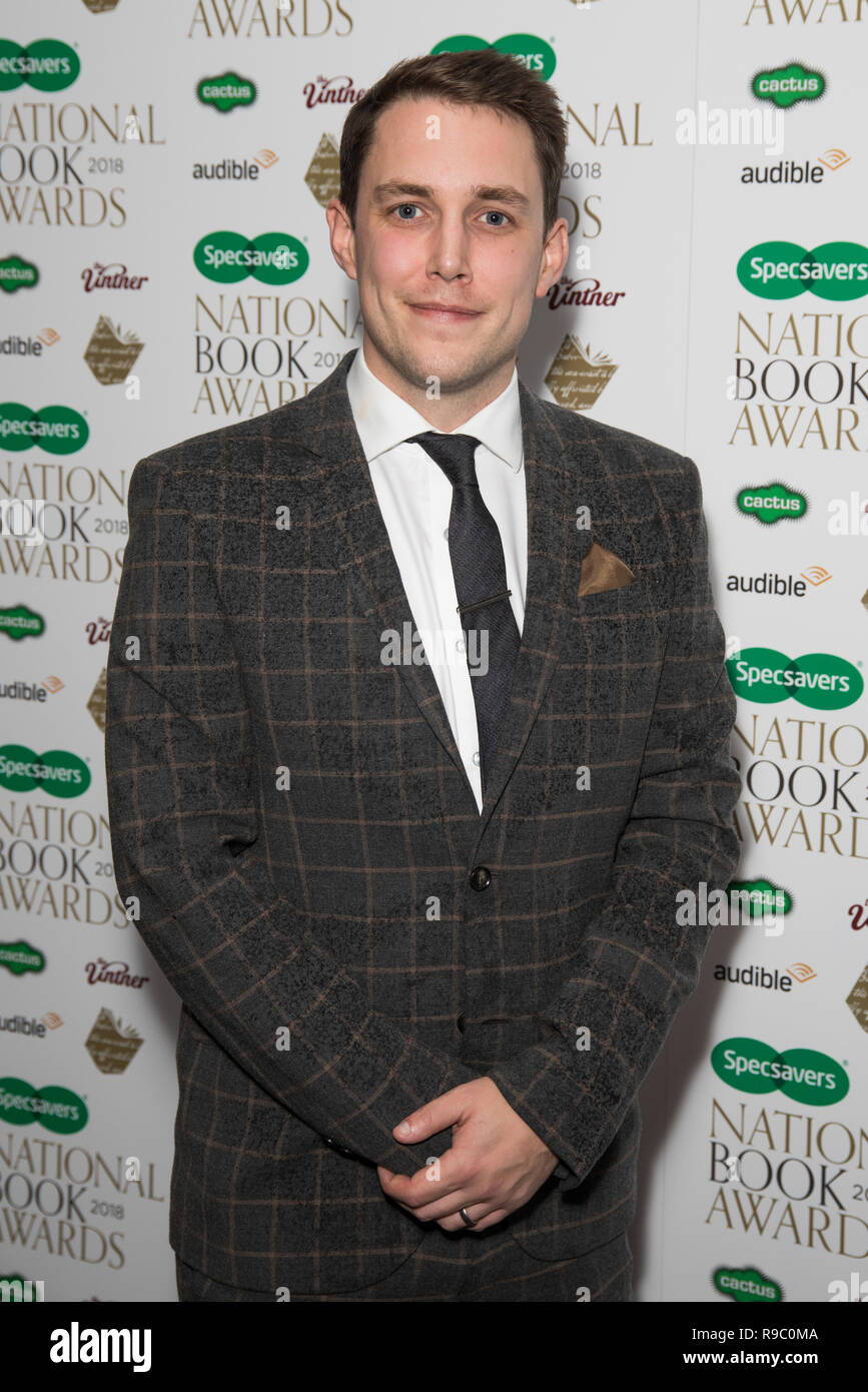 Guest arrivals at The Specsavers National Book Awards 2018 Featuring: Tom  Fordyce Where: London, United Kingdom When: 20 Nov 2018 Credit: Phil  Lewis/WENN.com Stock Photo - Alamy