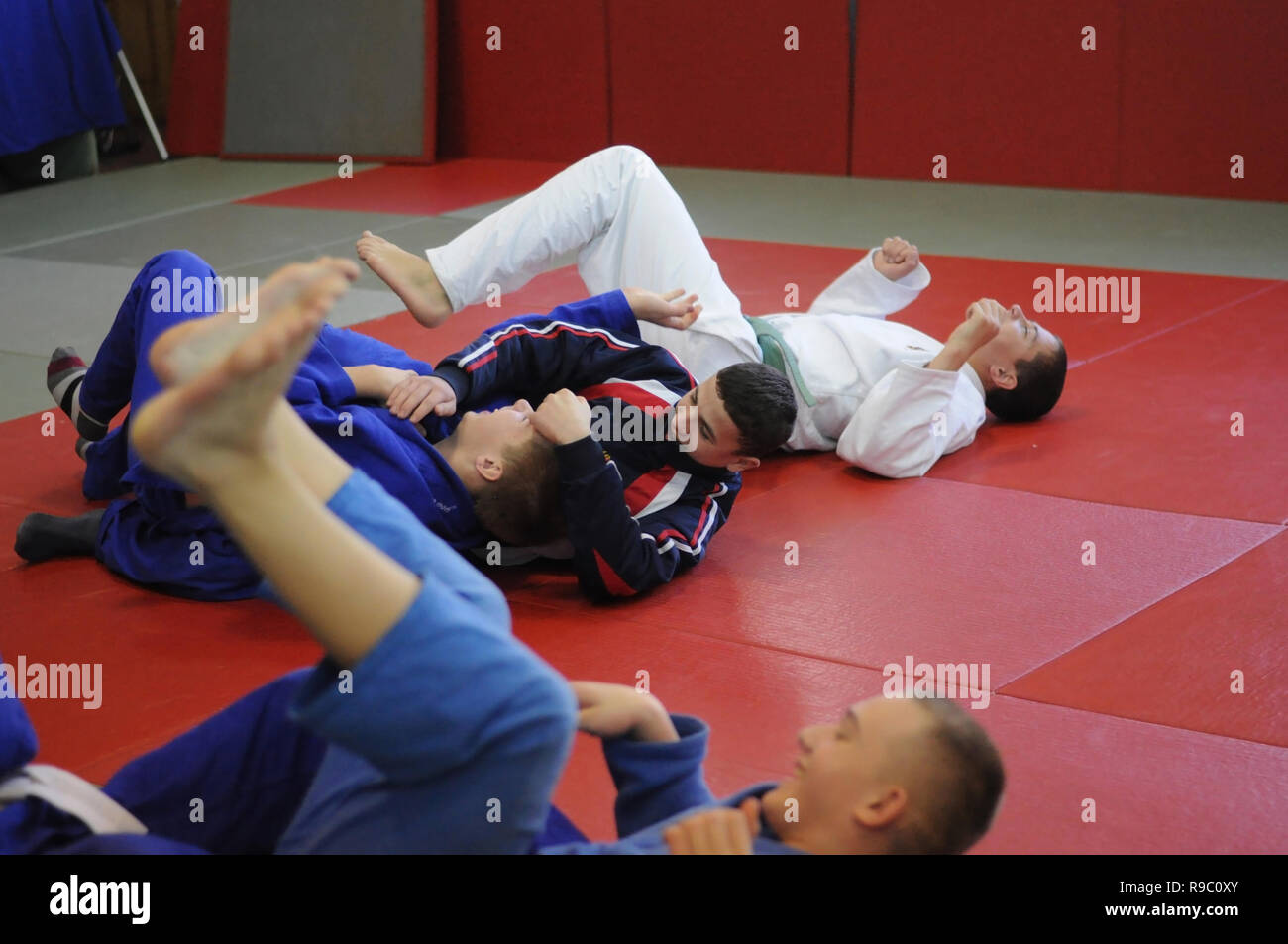 Kovrov, Russia. 25 October 2014. Competitions Judo in sports complex