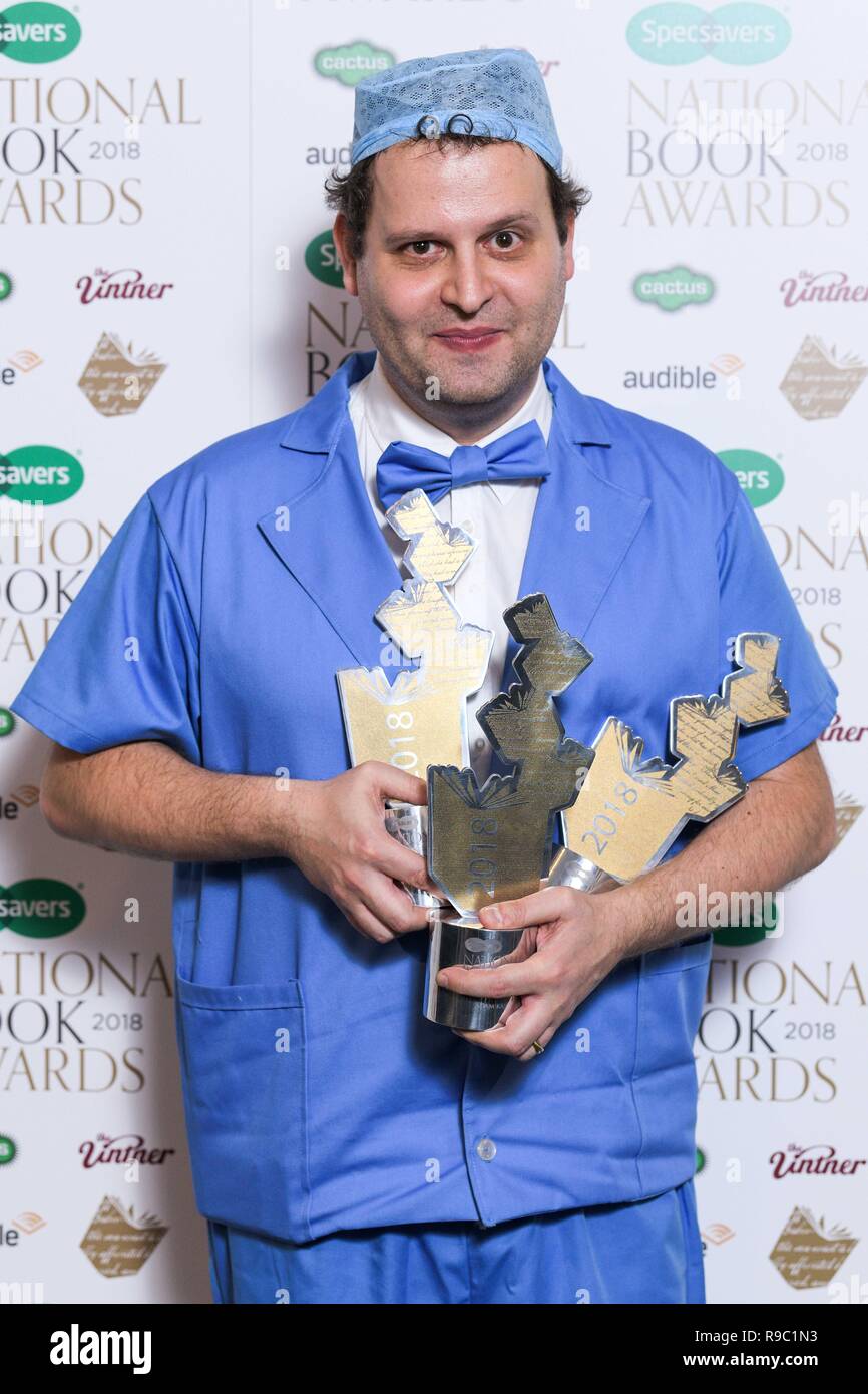 Guest arrivals at The Specsavers National Book Awards 2018 Featuring