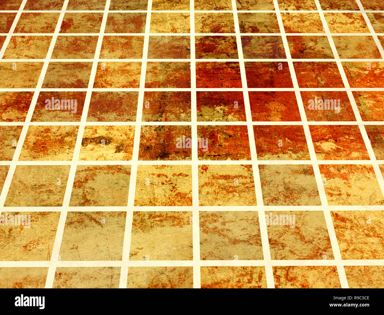 Ceramic floor tiles 3d render Stock Photo Alamy