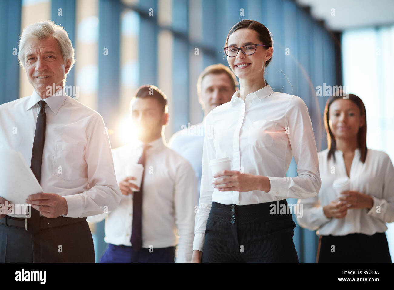 Team of delegates Stock Photo