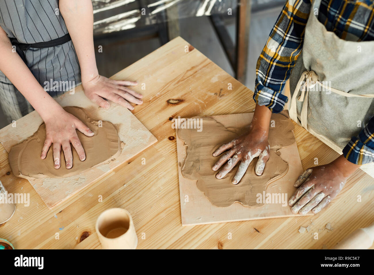 Prints on clay Stock Photo Alamy
