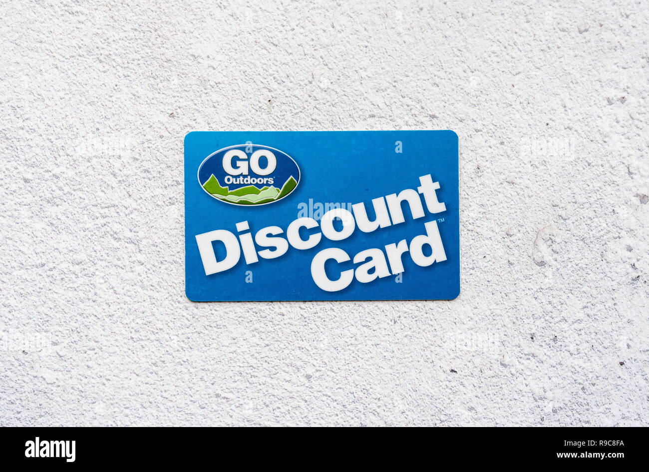 Discount card for Go Outdoors retail store Stock Photo