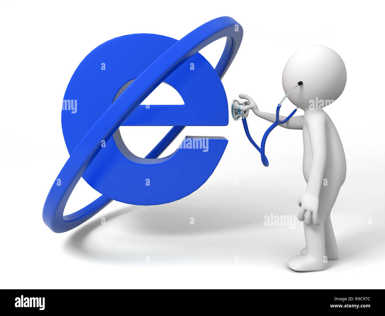 A man in the inspection network Stock Photo - Alamy
