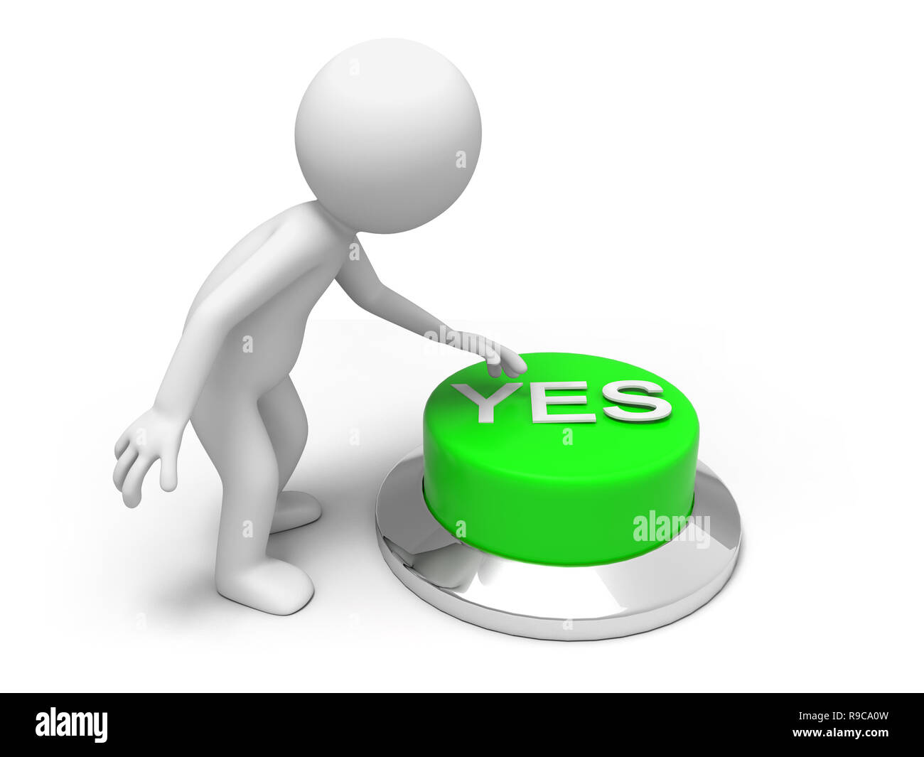 Cartoon character button hi-res stock photography and images - Alamy