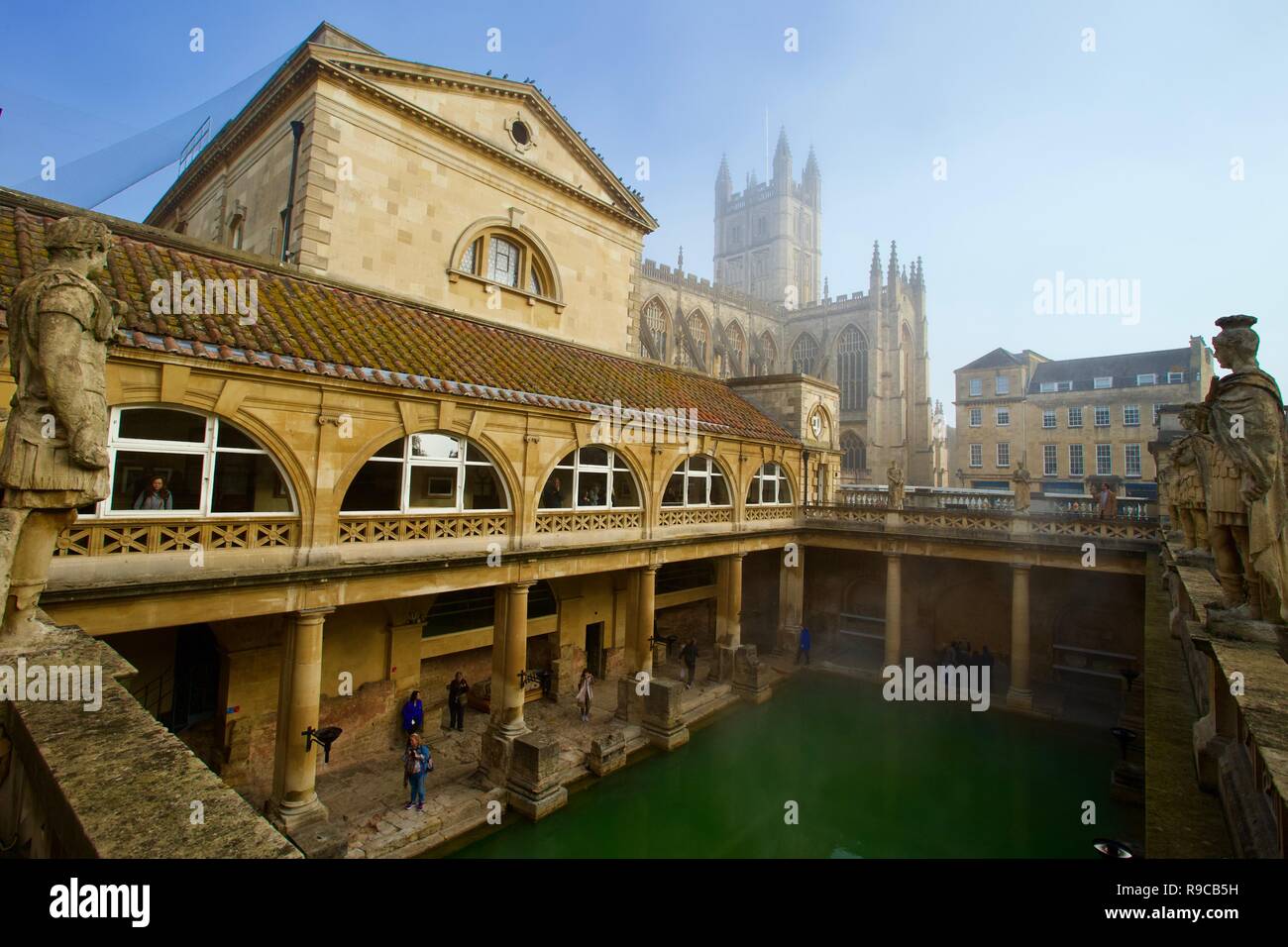 Roman Baths, Bath,Somerset, England Stock Photo