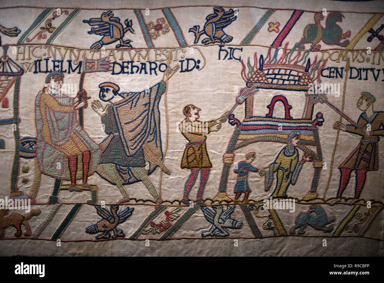 William The Conqueror Bayeux Tapestry Stock Photos & William The