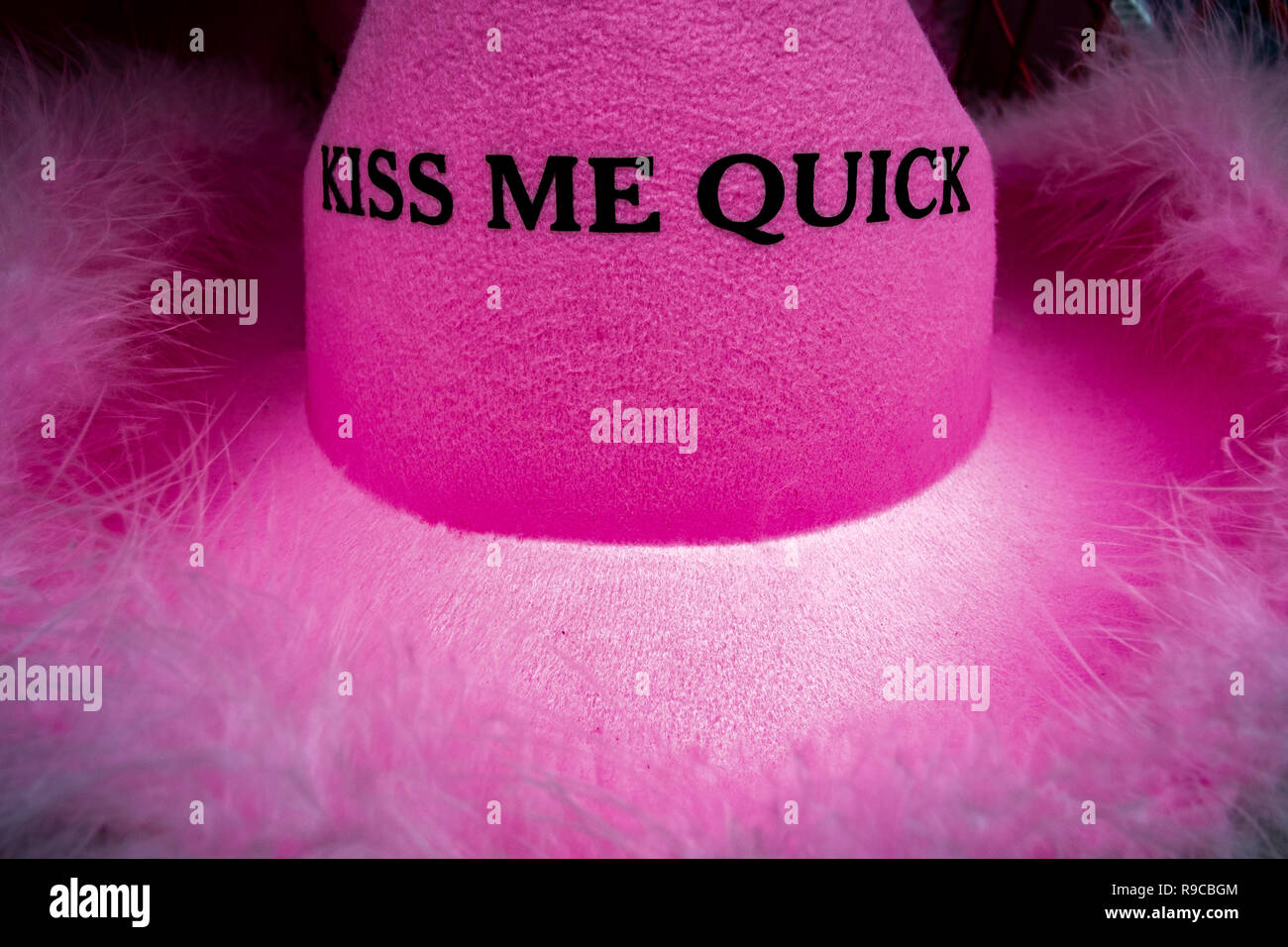 Seaside novelties, trinkets and tat, in shops by the sea Stock Photo