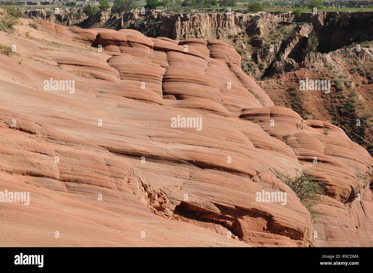 Danxia Landform Stock Photo