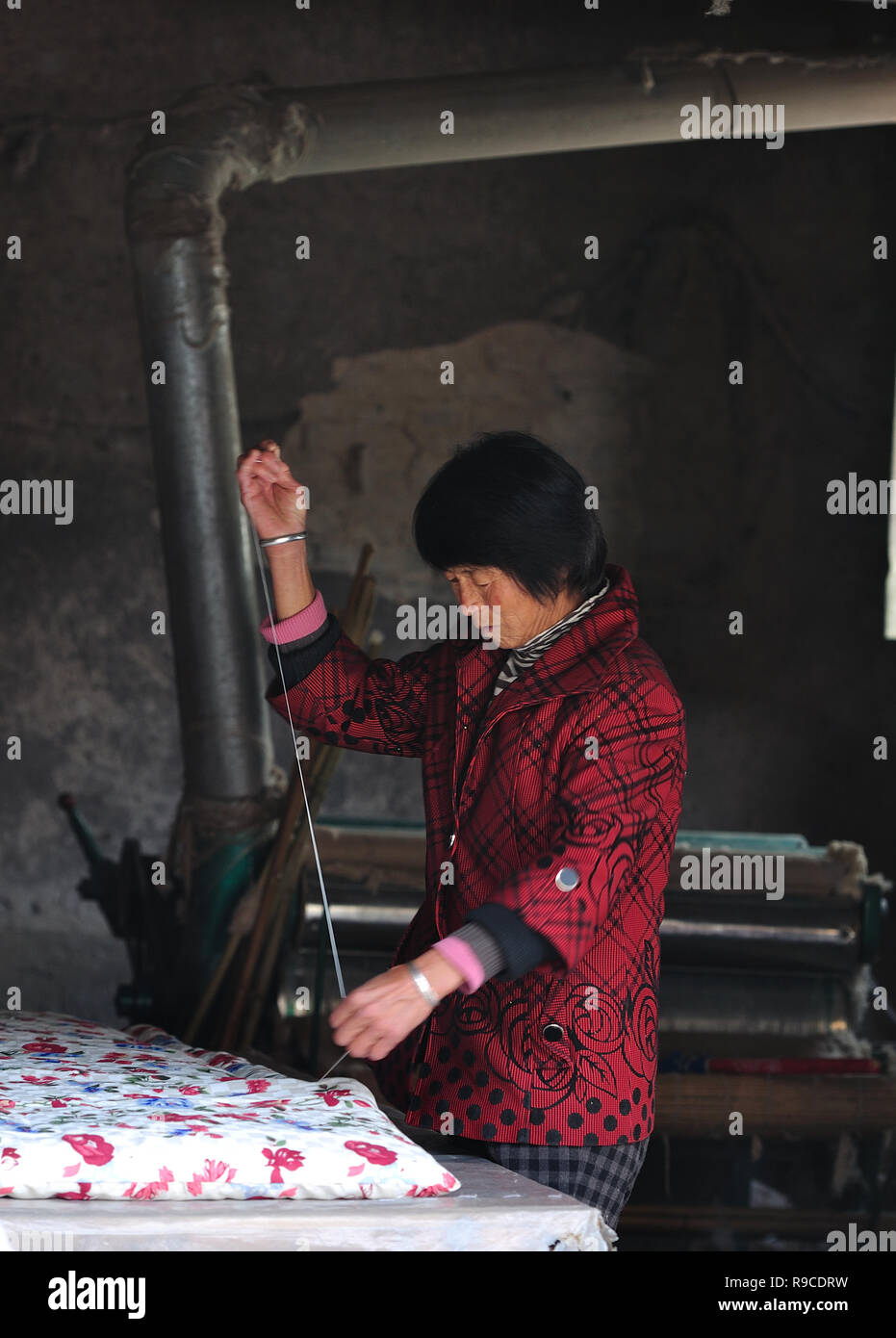 Ancient village in Shanxi Province Stock Photo