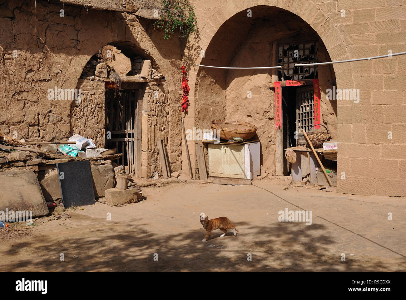 Ancient village in Shanxi Province Stock Photo