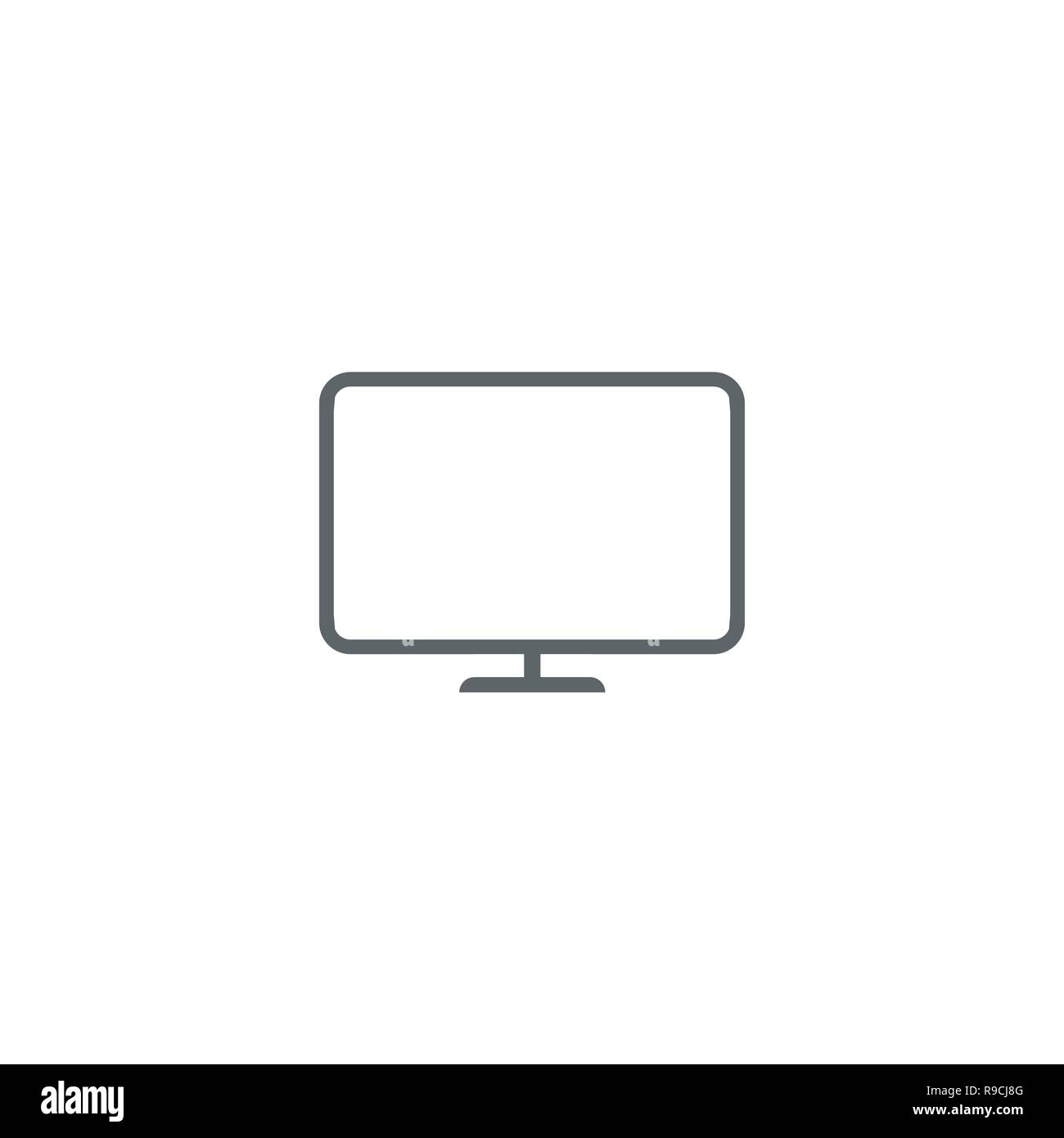 Network monitor vector line hi-res stock photography and images - Alamy