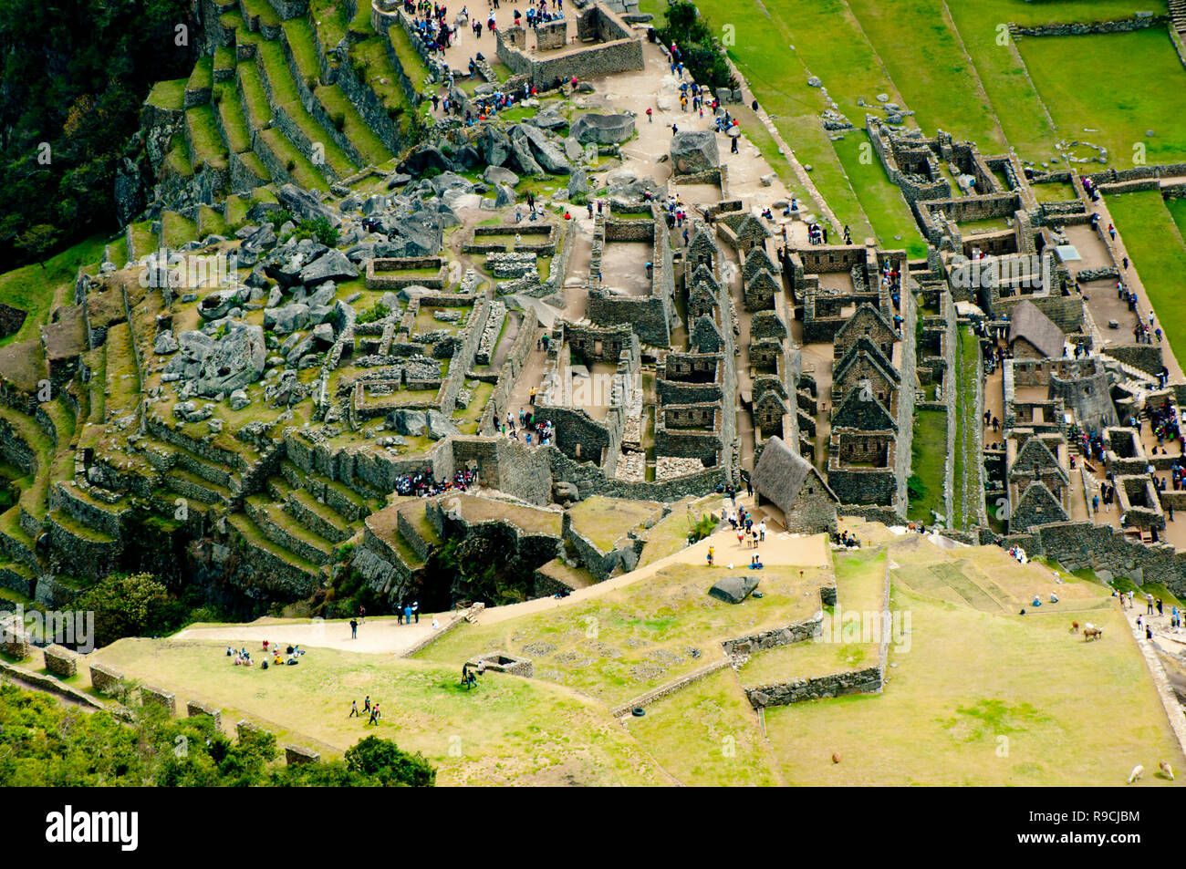 Machu Picchu Inca Ruins - Peru Stock Photo