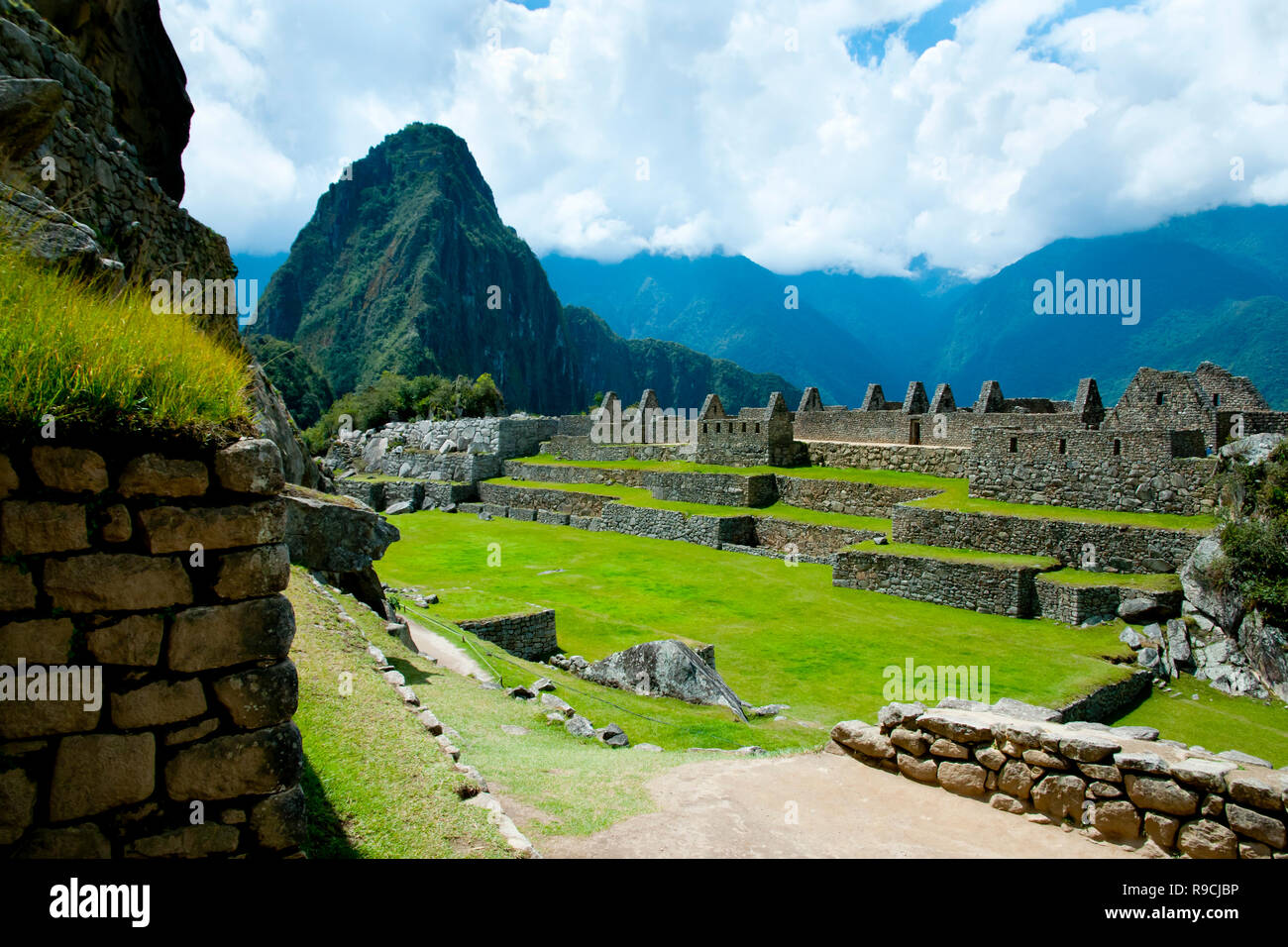 Machu Picchu Inca Ruins - Peru Stock Photo