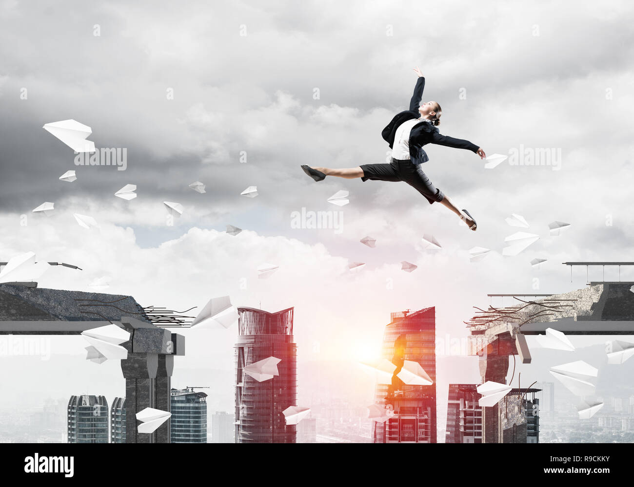 Problem and difficulties overcoming concept Stock Photo - Alamy