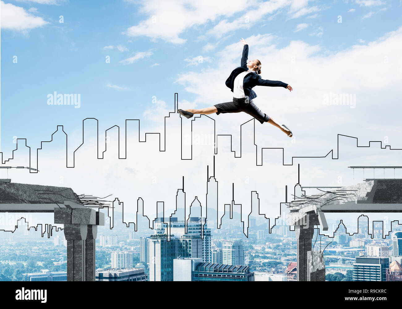 Problem and difficulties overcoming concept Stock Photo - Alamy
