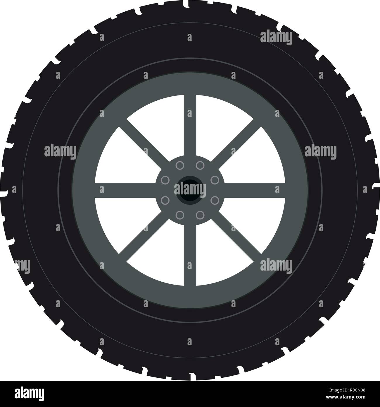 Tire wheel symbol Stock Vector Image & Art Alamy