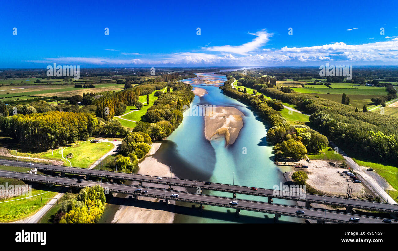 Waimakariri River New Zealand Stock Photo Alamy