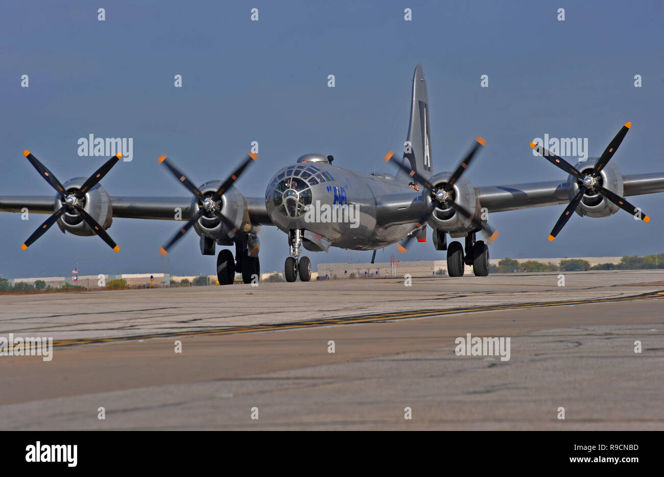 Boeing B-29 Superfortess Bomber Stock Photo