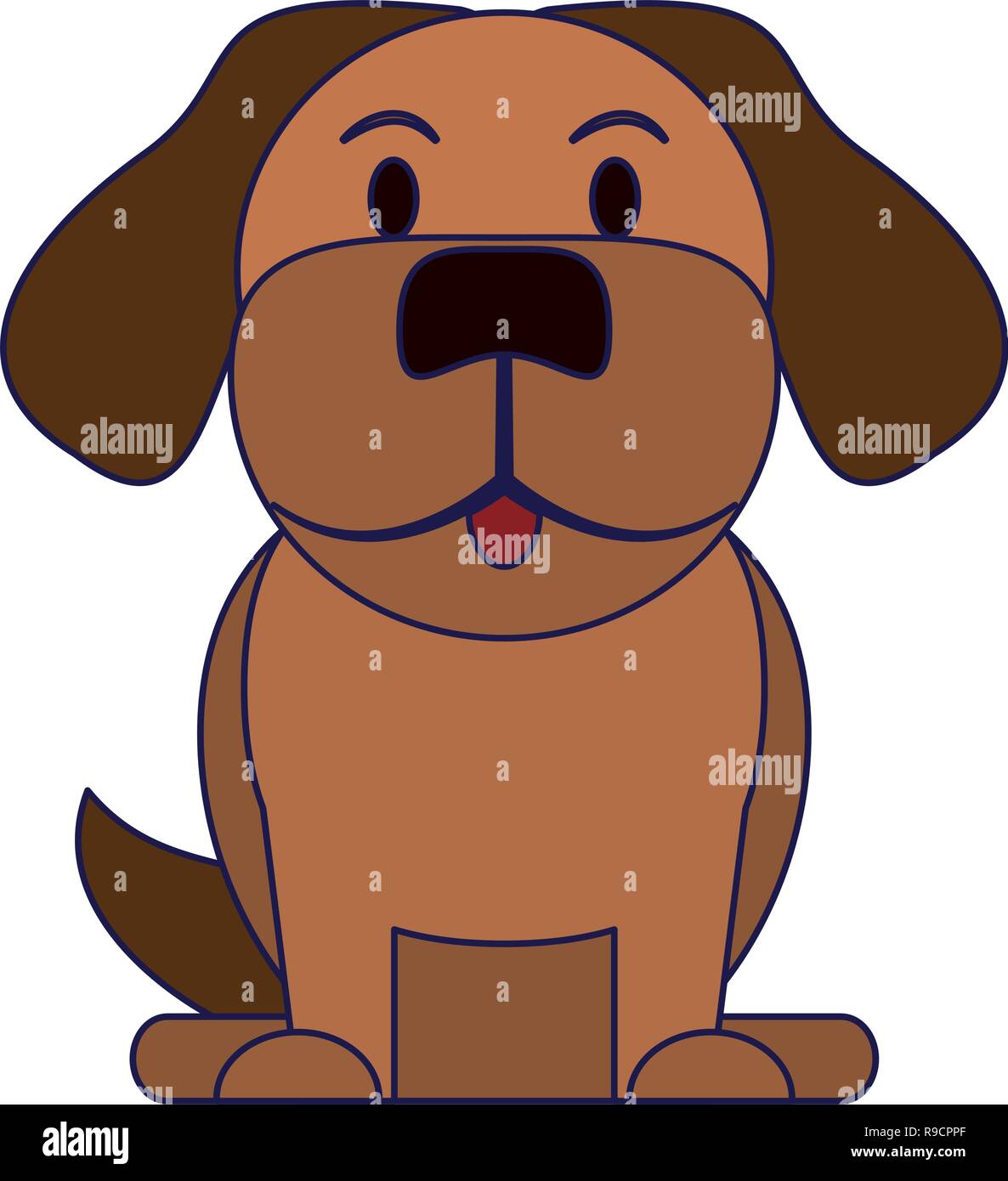 Dog animal head Stock Vector Image & Art - Alamy