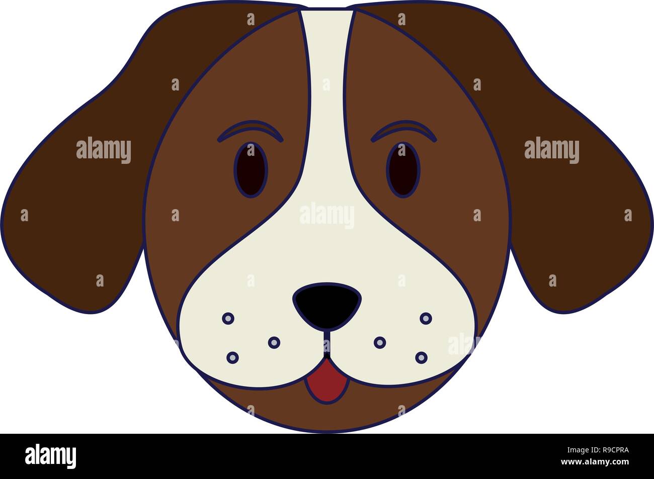 Dog animal head Stock Vector Image & Art - Alamy