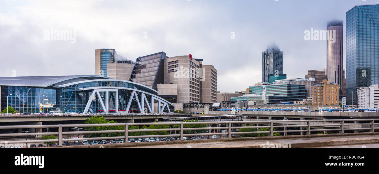 Downtown Atlanta, Georgia city skyline. (USA) Stock Photo
