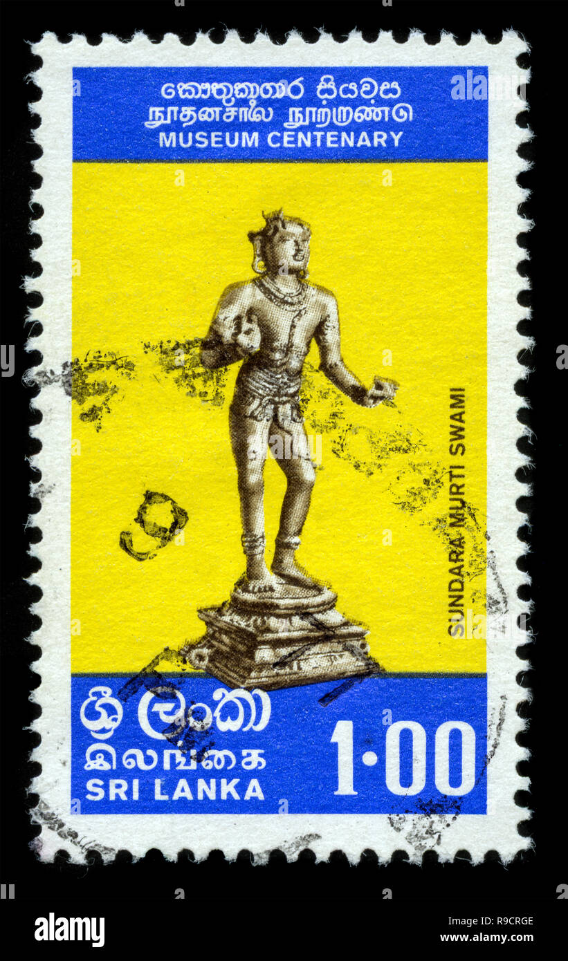 Postage stamp from Sri Lanka in the Colombo National Museum series
