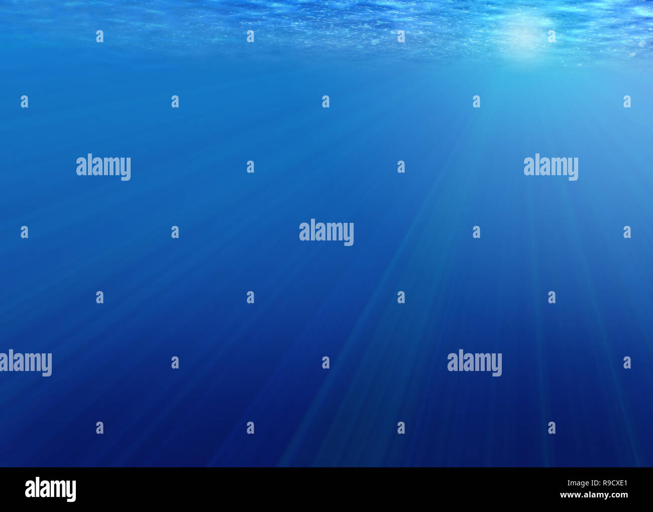 Background bright rays of light under water Stock Photo Alamy