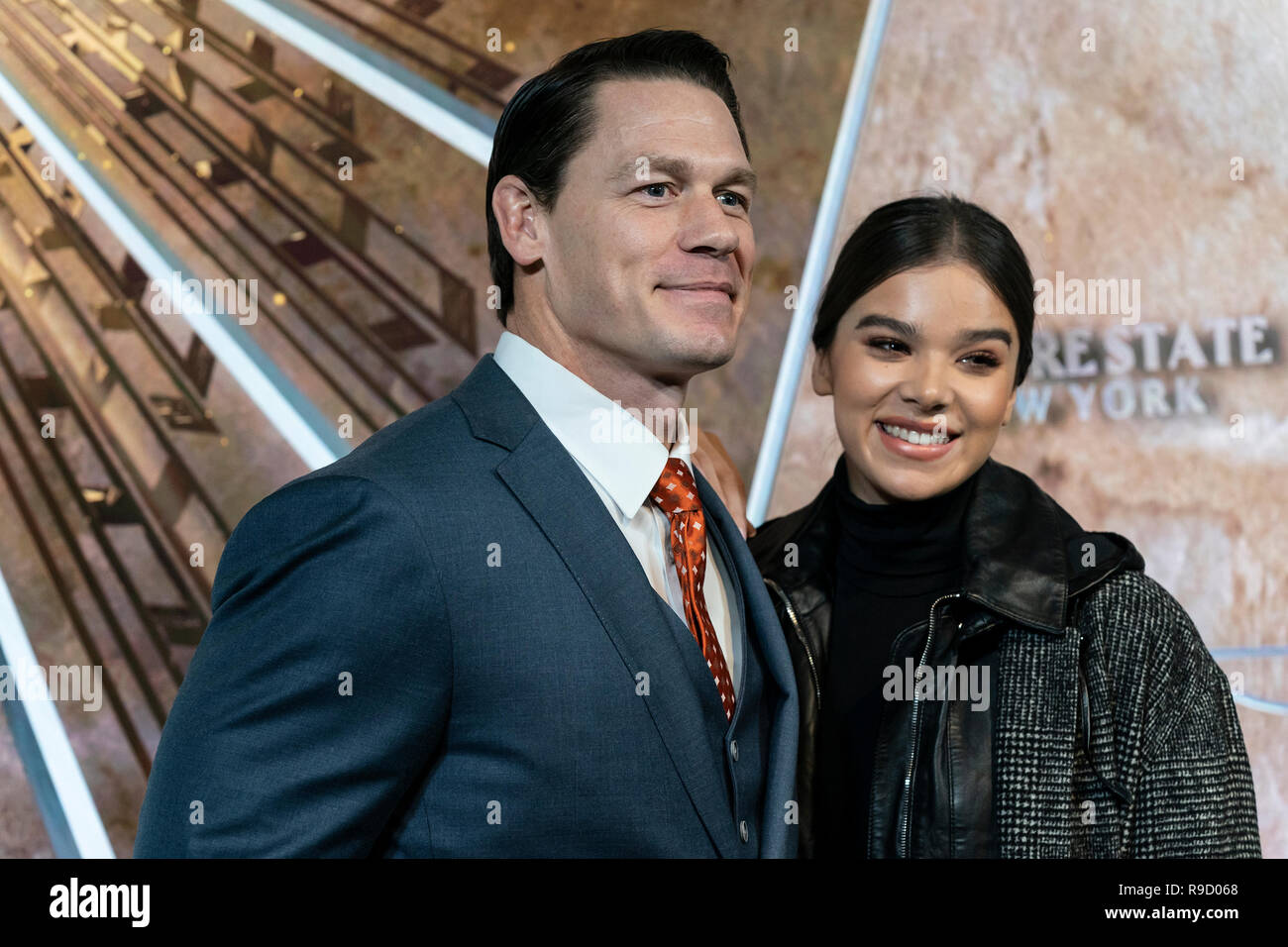 New York, USA. 20th Dec, 2018. Empire State Building hosts John Cena