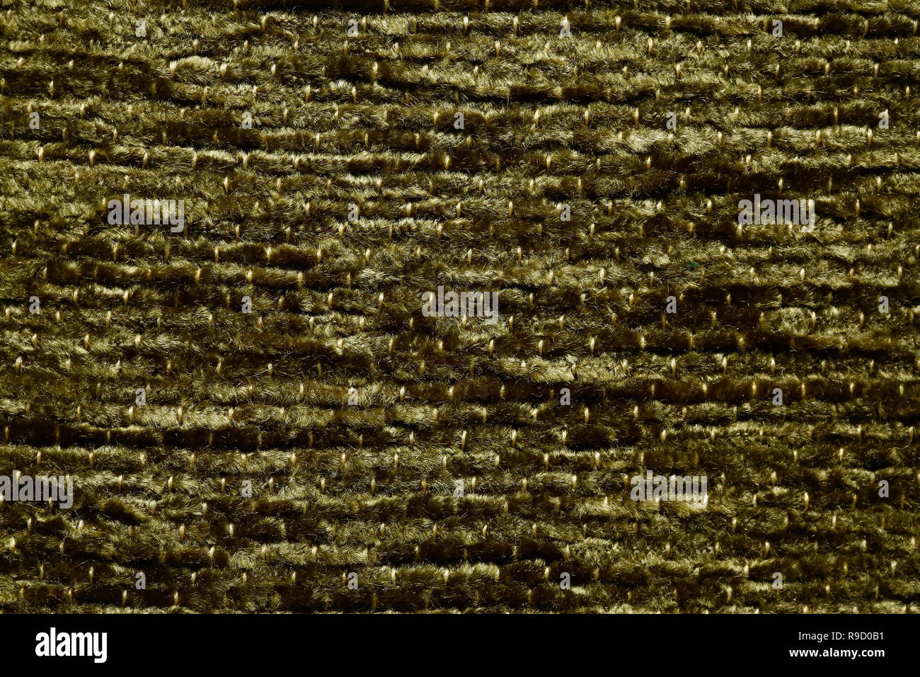 Adorable greeny textile background, texture on macro. Stock Photo