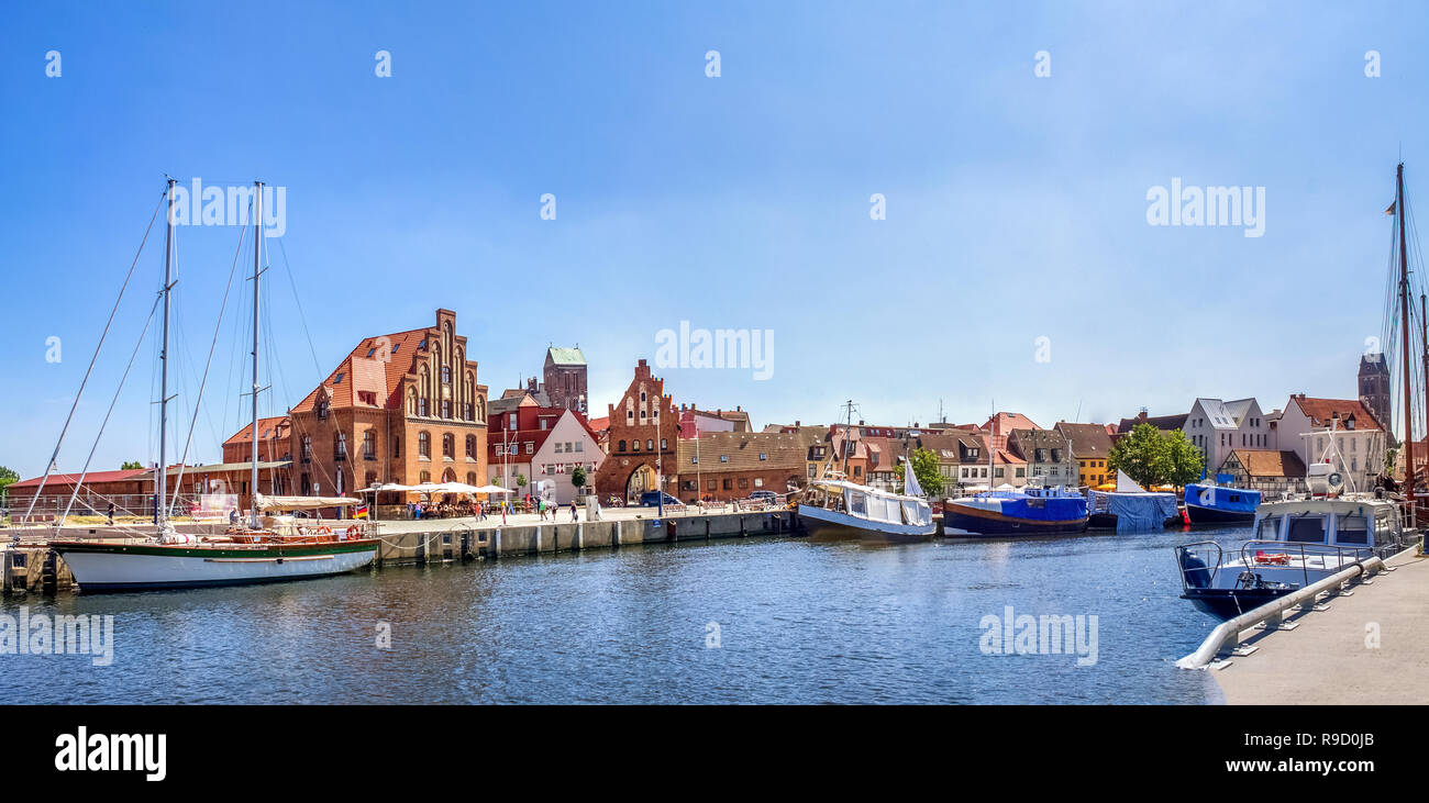 Marina, Wismar, Germany Stock Photo Alamy