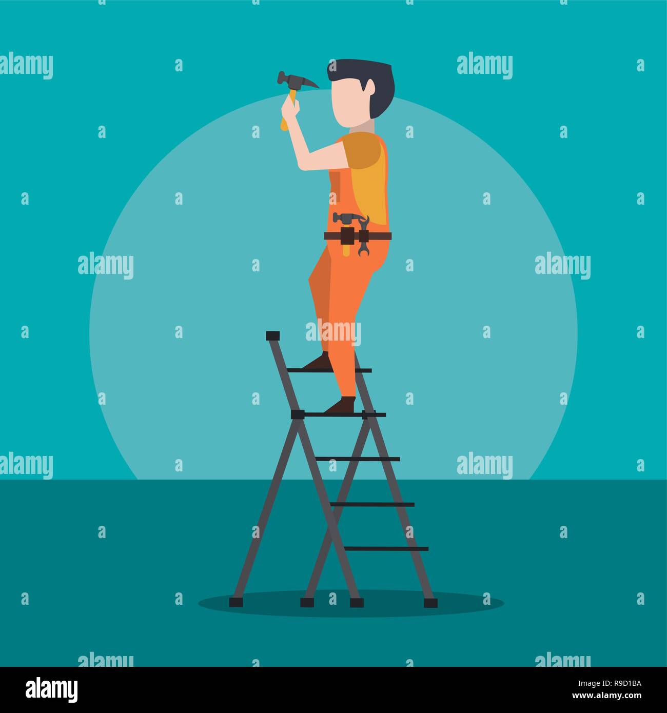 Construction worker avatar Stock Vector Image & Art - Alamy