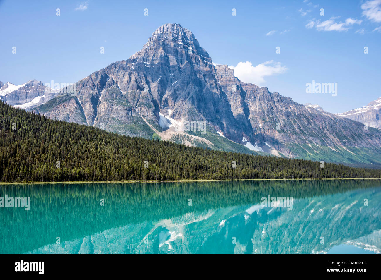 Waterfowl Lakes, Icefields Parkway, Alberta Stock Photo Alamy