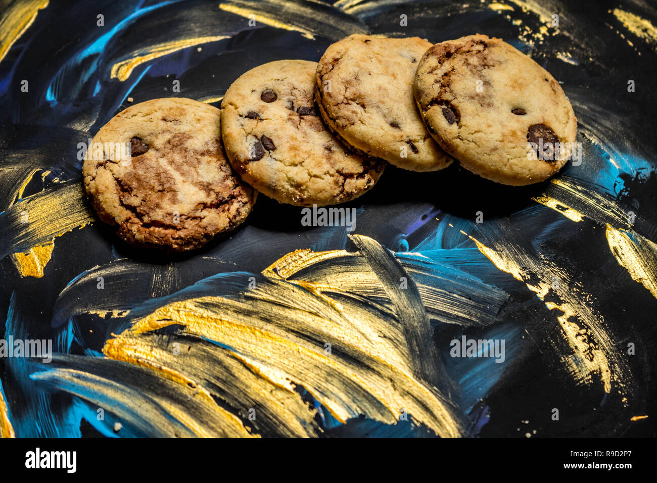 Cookies on table Stock Photo
