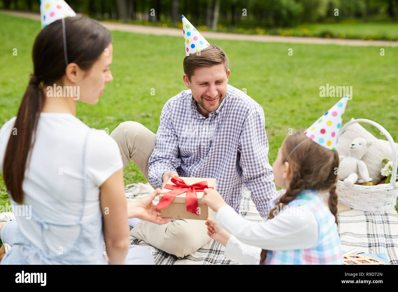birthday-present-for-daughter-stock-photo-alamy