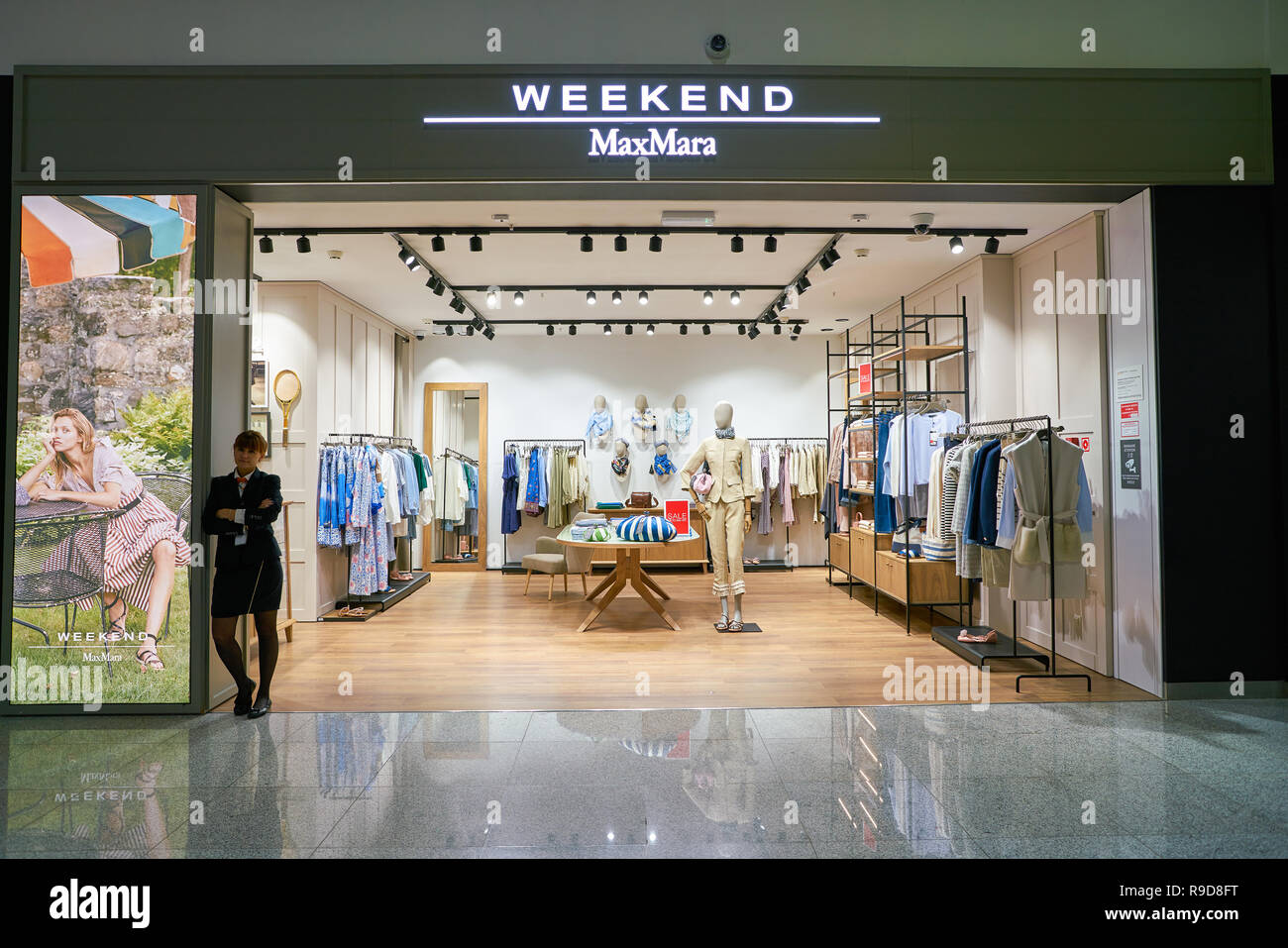 MOSCOW, RUSSIA - CIRCA JULY, 2018: Weekend Max Mara store in Sheremetyevo  International Airport Stock Photo - Alamy