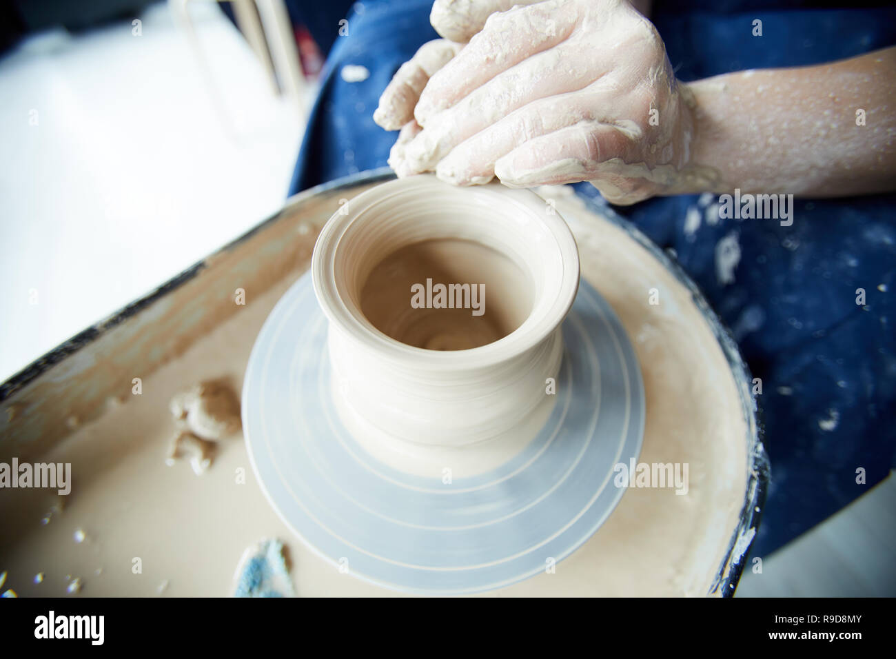 Work of potter Stock Photo Alamy