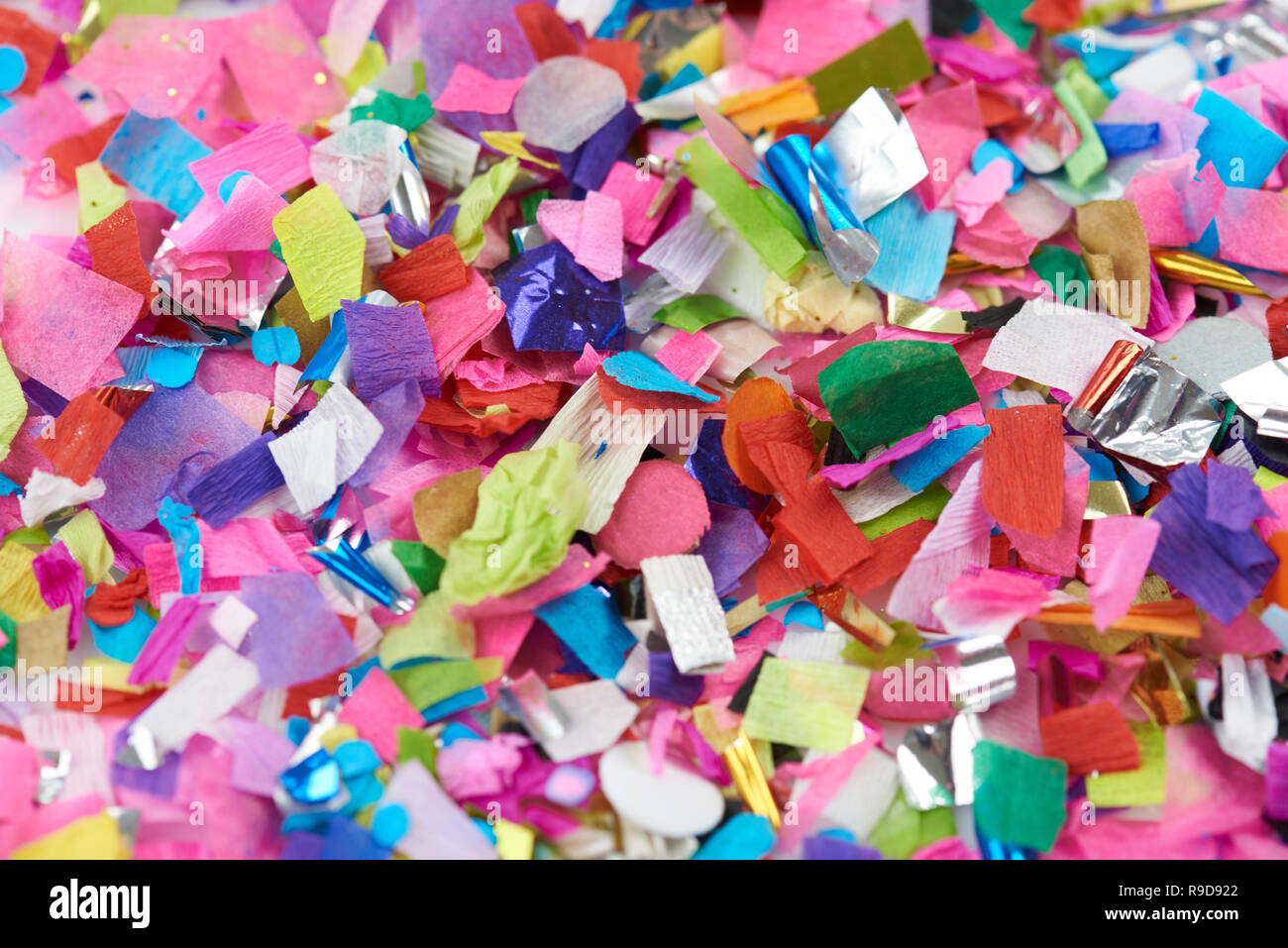 Confetti white background hi-res stock photography and images - Alamy