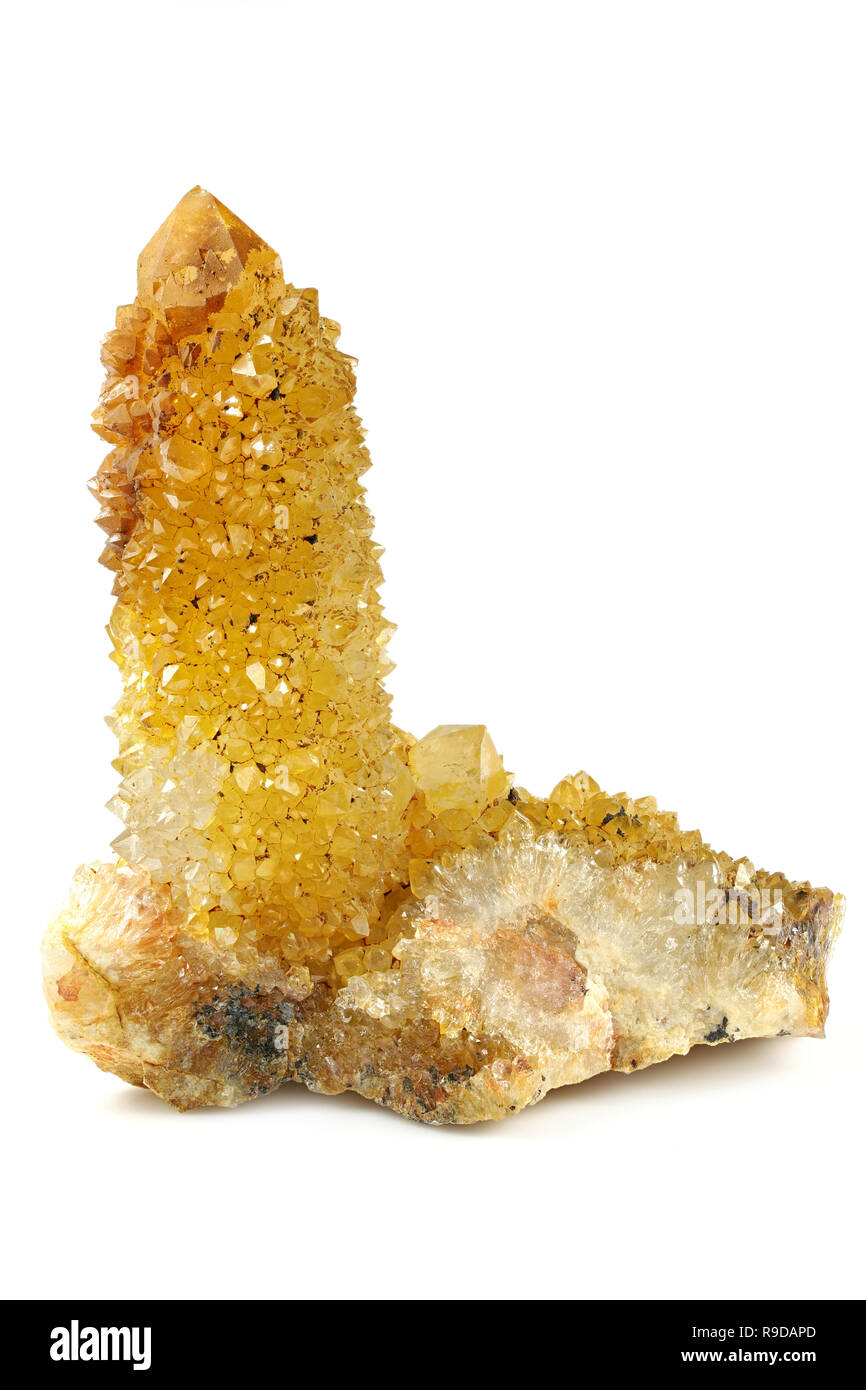 sunshine spirit quartz crystal cluster from Boekenhouthoek, Mpumalanga