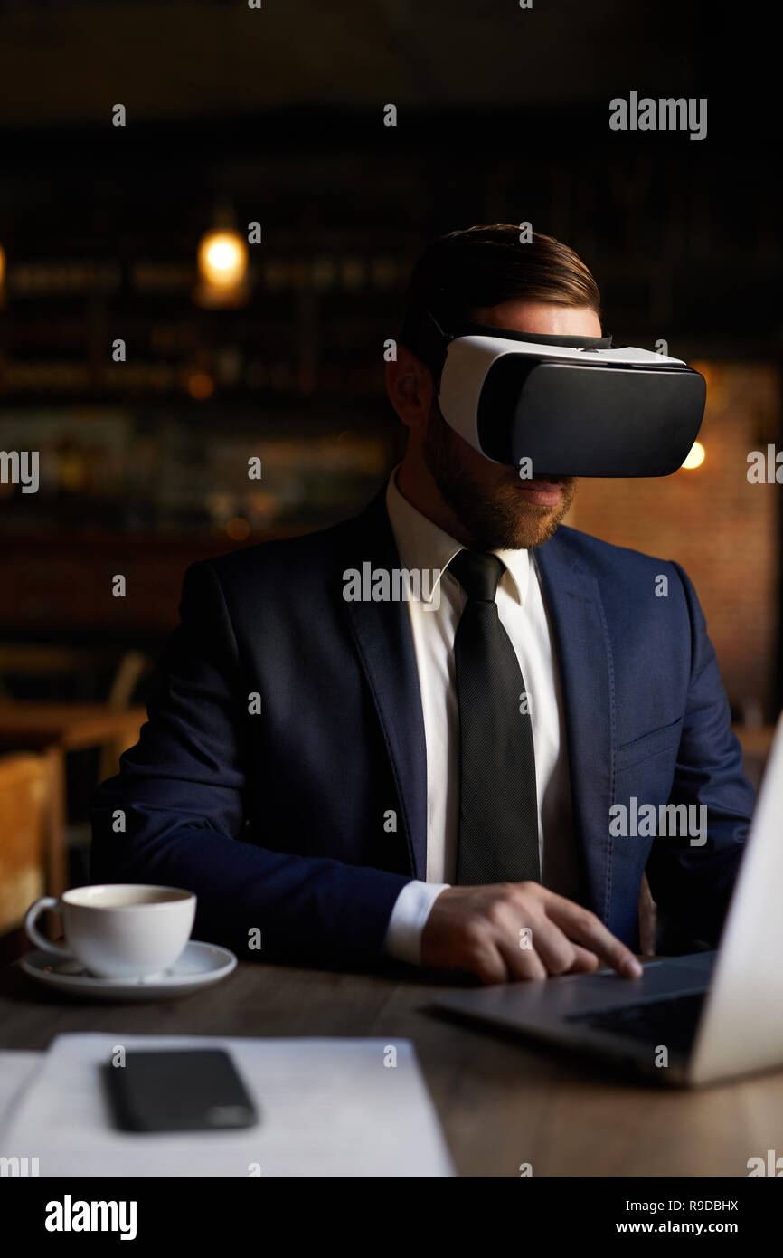 Business virtual reality Stock Photo Alamy