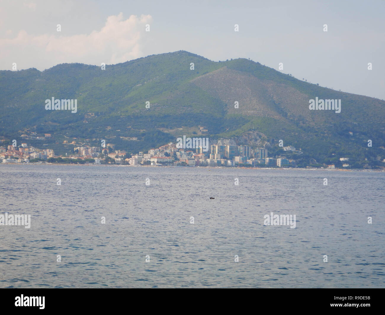 View of Spotorno, Liguria - Italy Stock Photo
