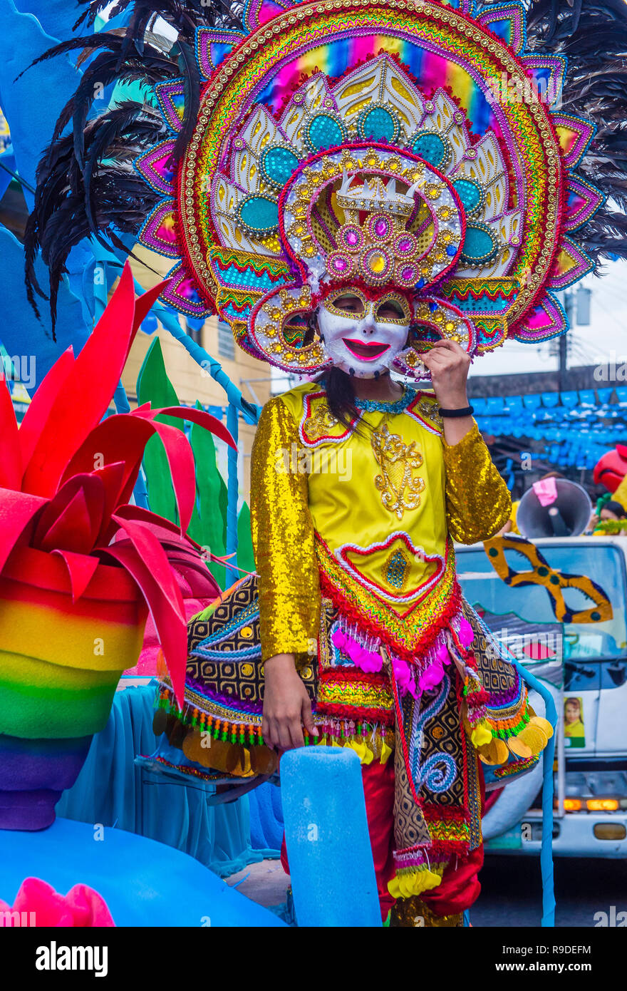 Participant In The Masskara Festival In Bacolod Philippines Stock Photo Alamy