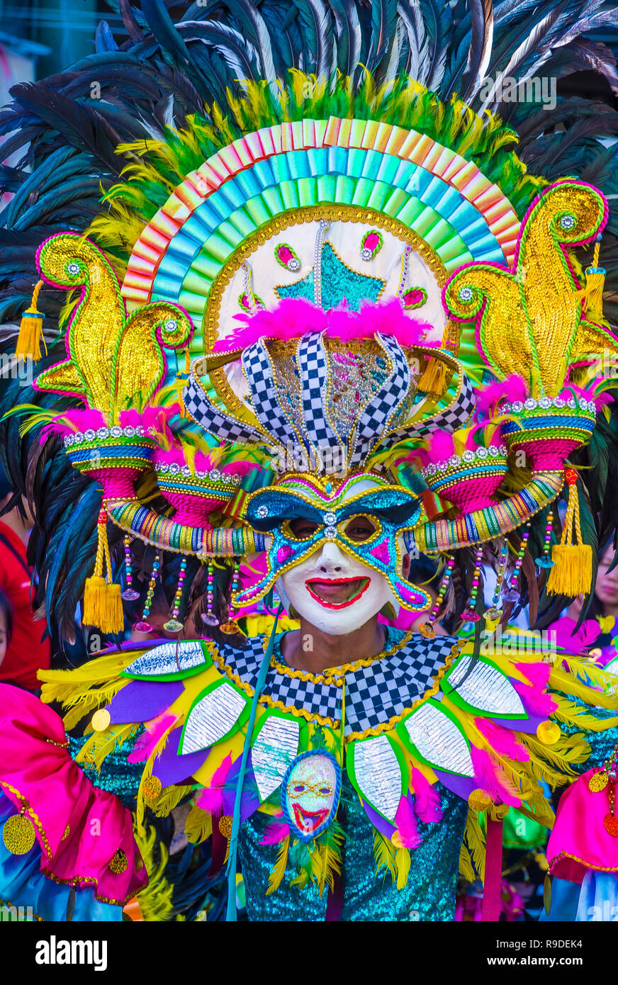 Participant in the Masskara Festival in Bacolod Philippines Stock Photo -  Alamy