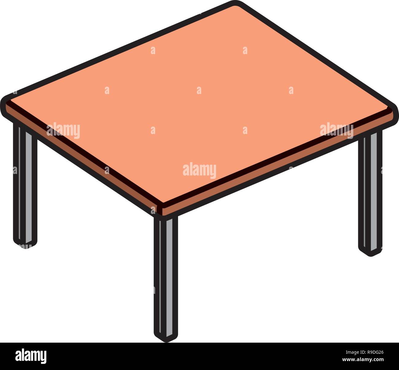 Craft table surface Stock Vector Images - Alamy