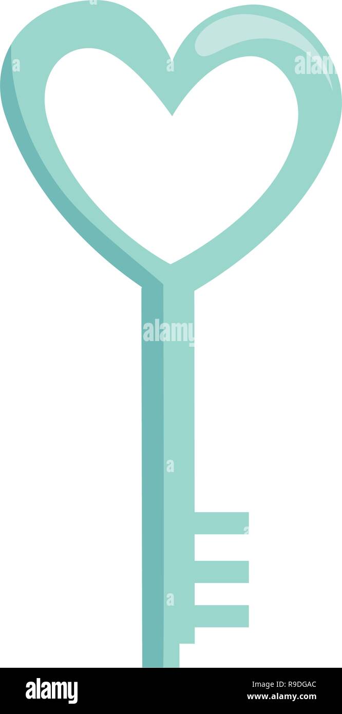 antique key with heart love Stock Vector Image & Art - Alamy