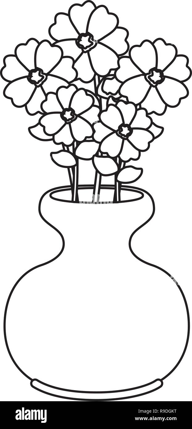 vase with flowers icon Stock Vector Image & Art - Alamy