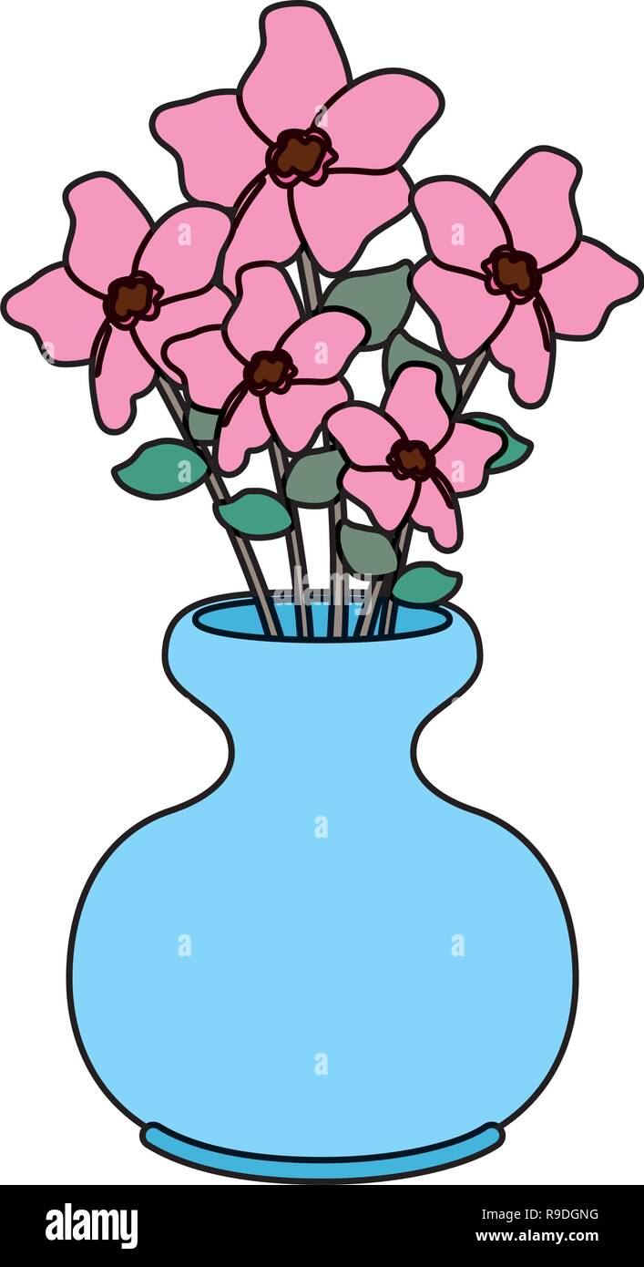 vase with flowers icon Stock Vector Image & Art - Alamy